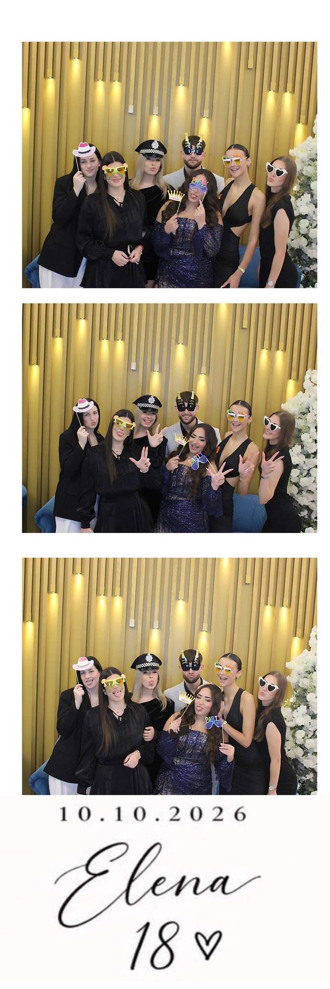 Photobooth traka „Elena 18”